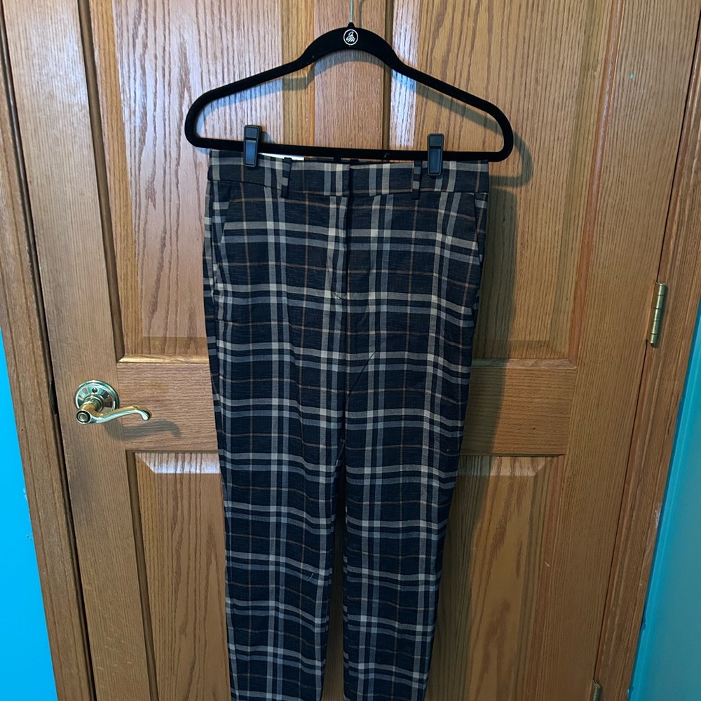 H&M Women’s Plaid Slacks